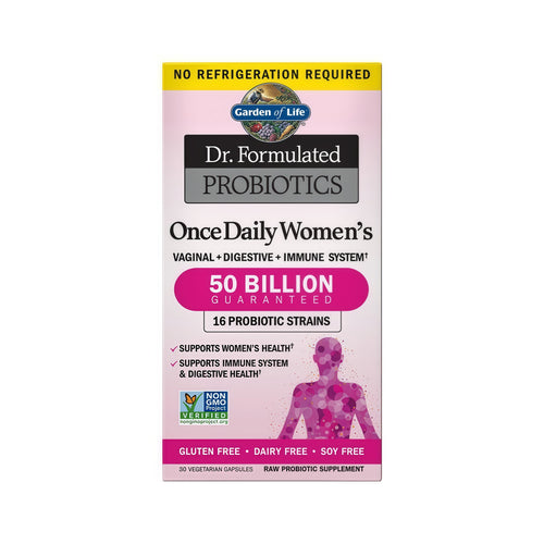 Garden of Life Once Daily Prebiotics for Digestive Vaginal  Immune Health 30 Capsules